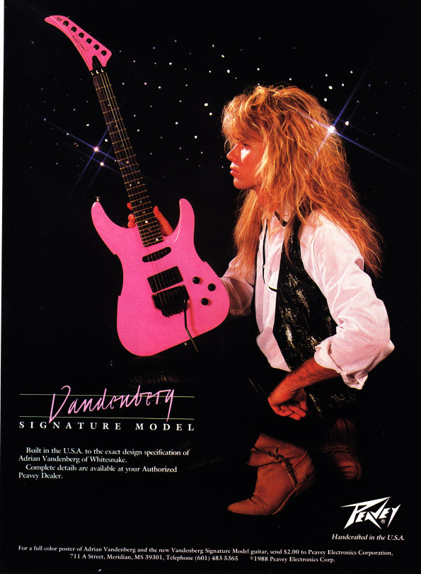 Peavey Adrian Vandenberg 1989 first run (number 688) 21989388PeaveyVandenberg