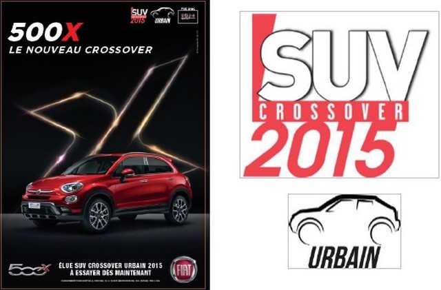 Fiat 500X reçoit le titre de SUV Crossover de l’année 2015 223808suvcrossover2015