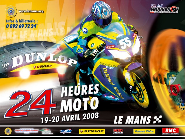 24 Heures du Mans Moto 2008. 239446affiche800