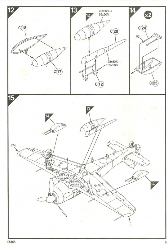 [ Airfix ] FW 190 A8 1/48 247554FW190A8Airfix148008