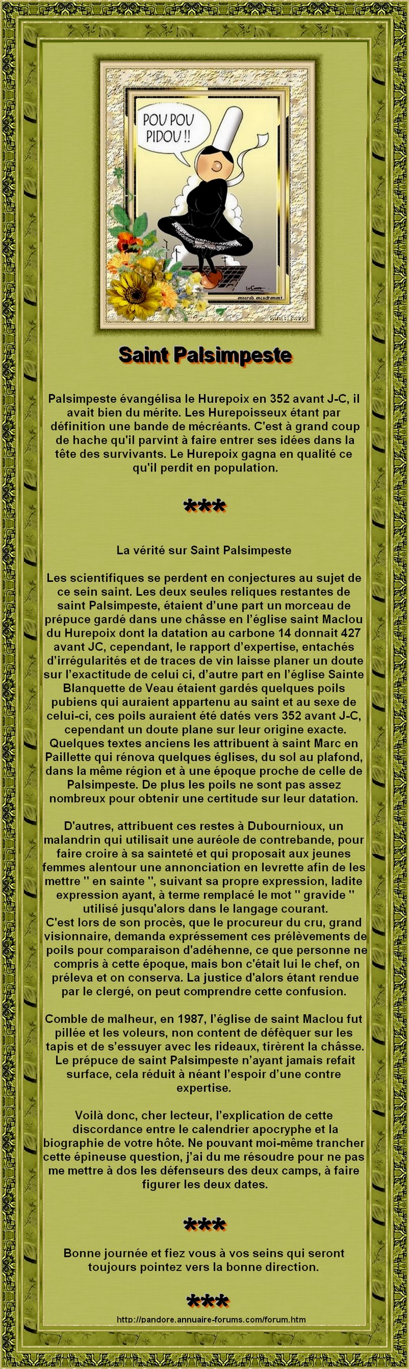 SAINT PALSIMPESTE 2487570HOROS