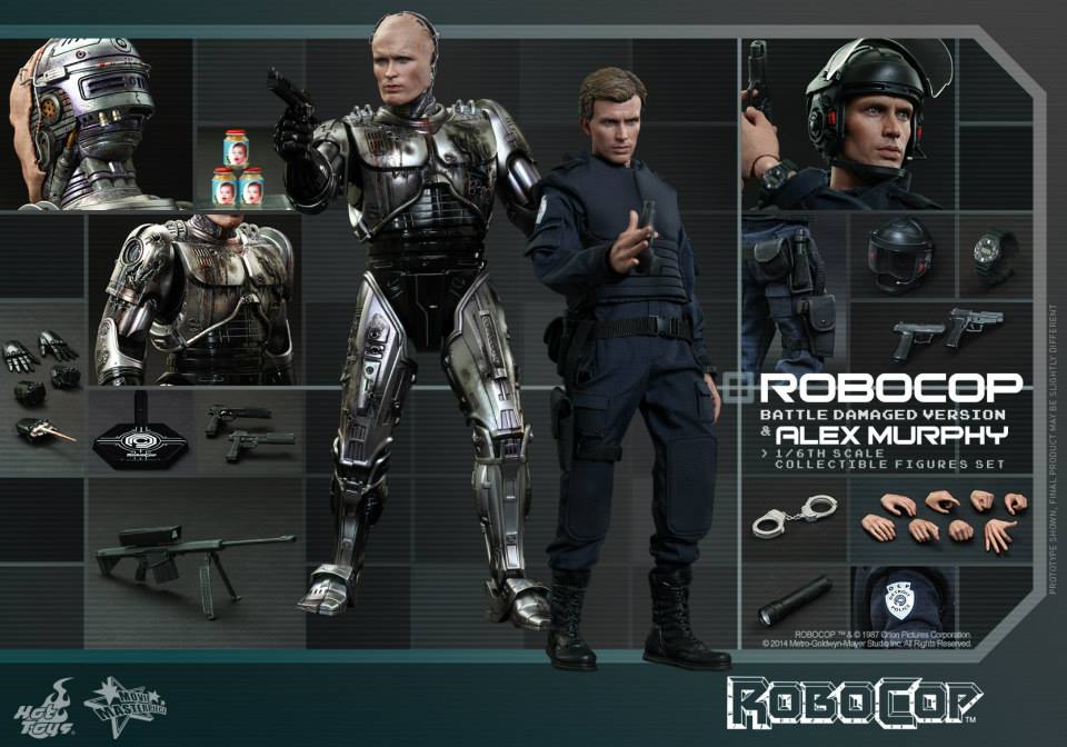 HOT TOYS - Robocop (Battle Damaged Version) & Alex Murphy 260348201