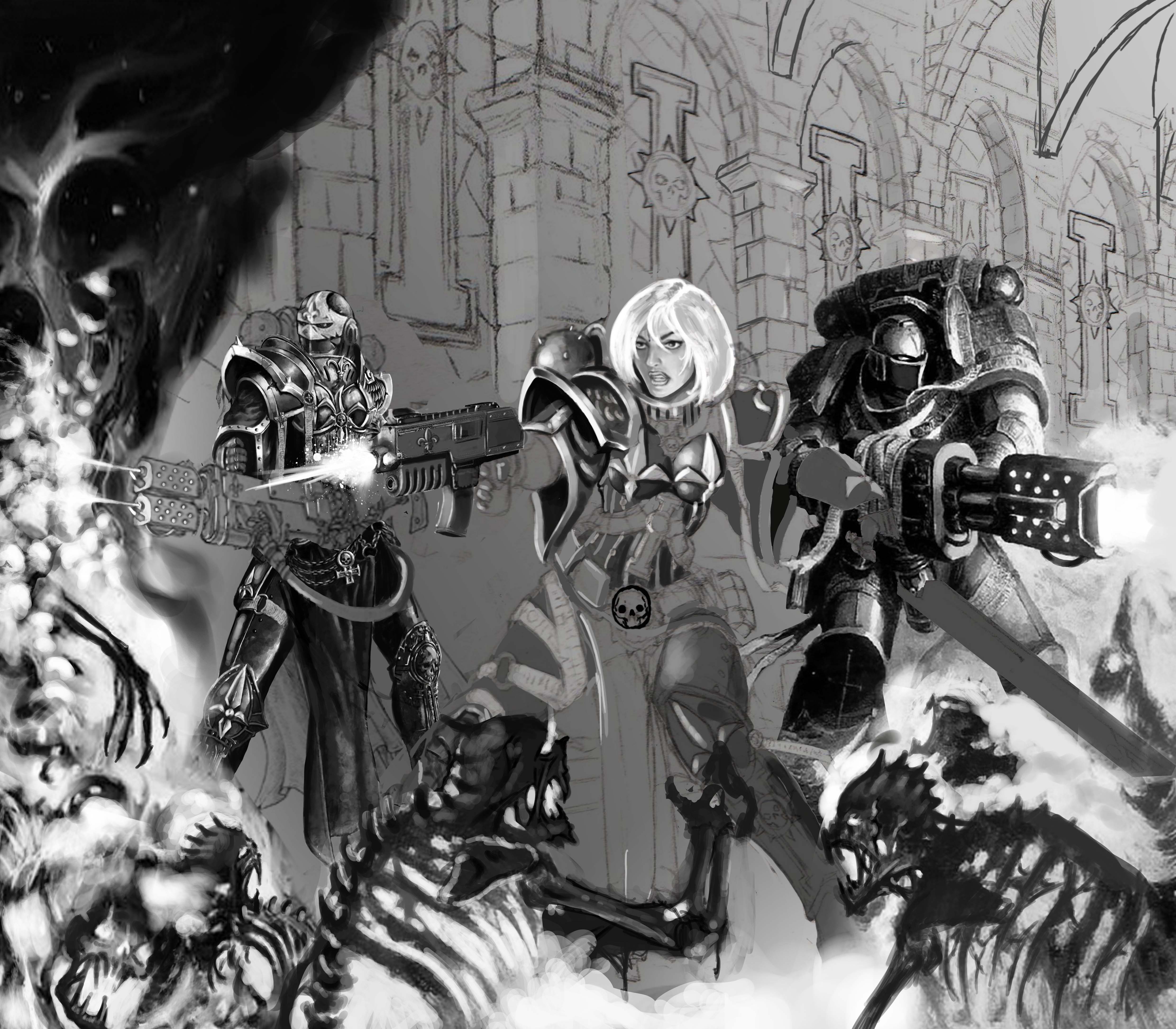 [W40K] Collection d'images : Inquisition/Chevaliers Gris/Sœurs de Bataille - Page 3 261509soeurdebataille6