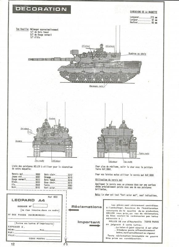 Char LEOPARD A4 [ Heller ] 1/35 262699HellerLopardA4823012