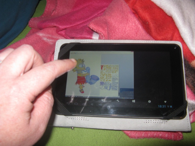 Tablette android et pepakura 269794IMG0470