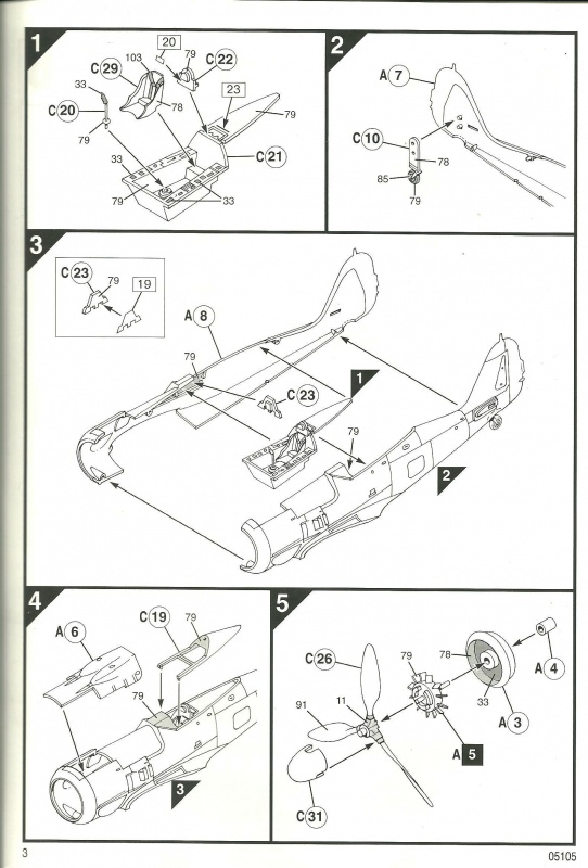 [ Airfix ] FW 190 A8 1/48 276127FW190A8Airfix148005