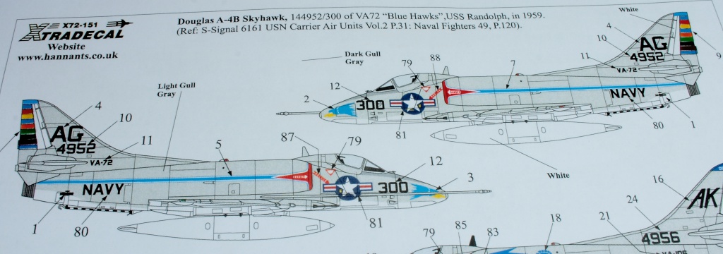 Airfix A4B Skyhawk 72 patine et finex 285747586