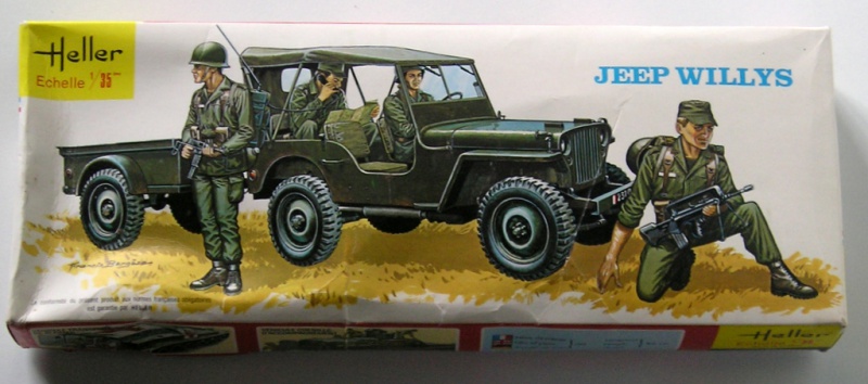 JEEP WILLYS et Groupe Radio 1/35ème Réf 791 287106JeepWillys791001Heller135