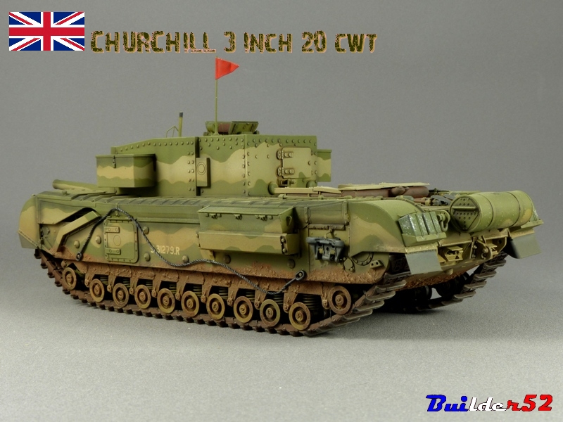 CHURCHILL 3 Inch 20 CWT  -  AFV CLUB 1/35 301068P1030050