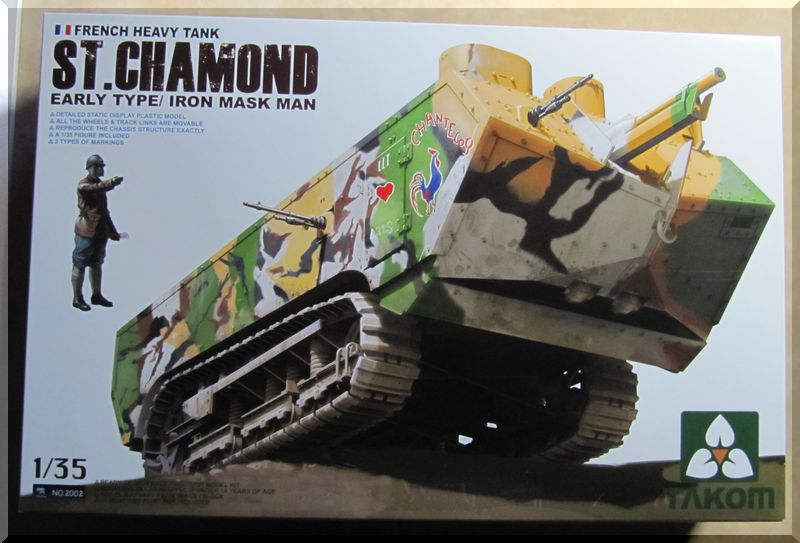 Le Saint Chamond - Takom - 1/35ème - 2ème MAJ et peinture du chassis le 05/01/2014 en page 3 302383boxart
