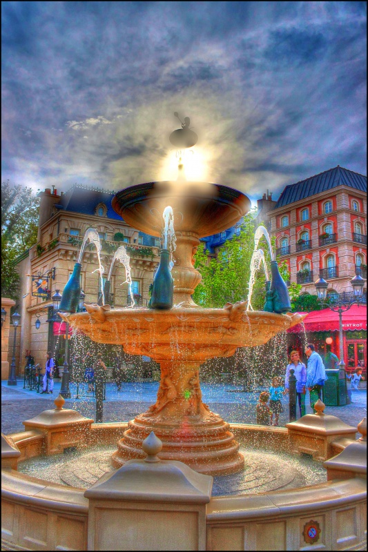 Photos de Disneyland Paris en HDR (High Dynamic Range) ! - Page 8 317507FontaineRATTRHDR600D