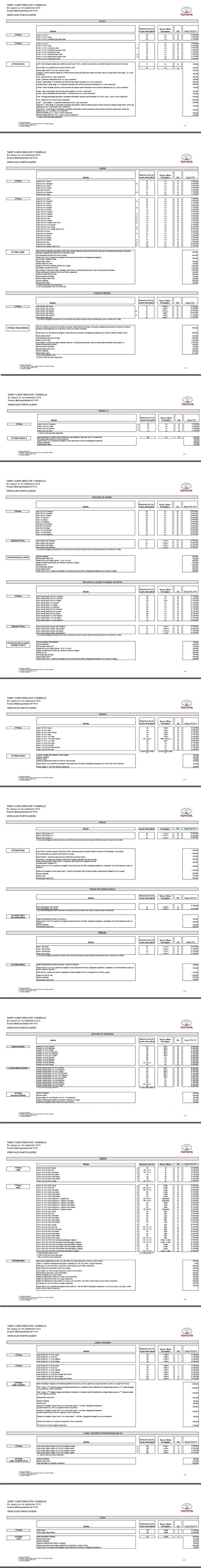 Nouveau tarif Toyota 3225852015tarifToyota3