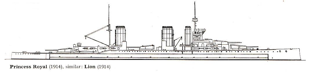 ROYAL NAVY CROISEURS DE BATAILLE CLASSE LION 325522Classe_Lion_3