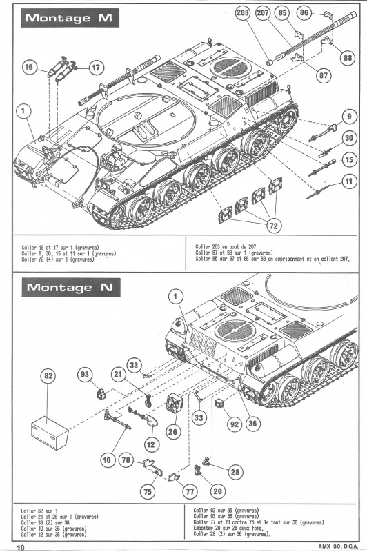 AMX 30 DCA 1/35ème Réf L 811 326458HellerAMX30DCA811010