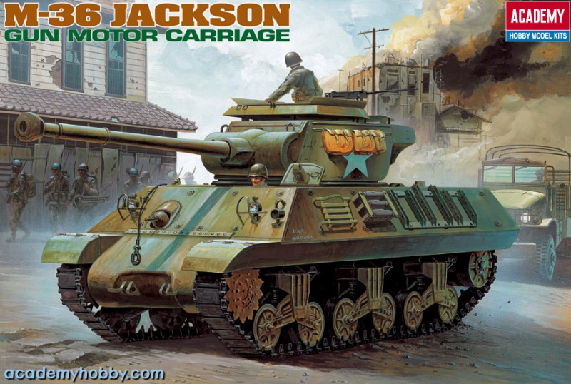 M-36 JACKSON - ACADEMY 1/35 335848ACADEMYM36