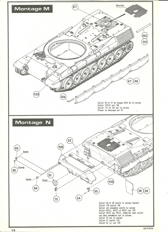 Char anti-aérien GEPARD 1/35ème Réf 820 340138HellerGpard820010