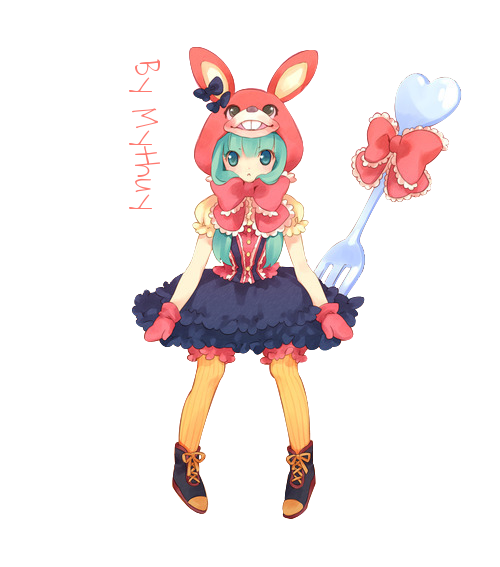 [Image] Venez partagez vos renders !  381156RenderVocaloidMikuHatsuneCapucheLapin