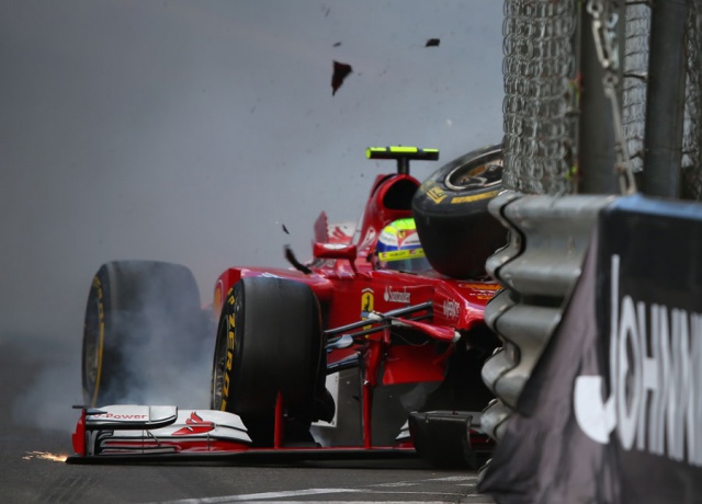 F1 GP de Monaco 2013 : (essais libres-1-2-3-Qualifications) 3813892013FelipeMassaaccident