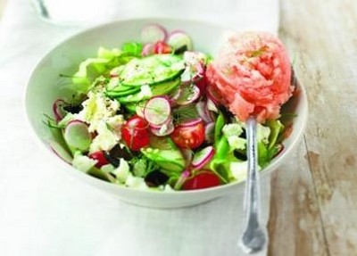 Salade d'été et sorbet tomate 382065saladesorbettomate