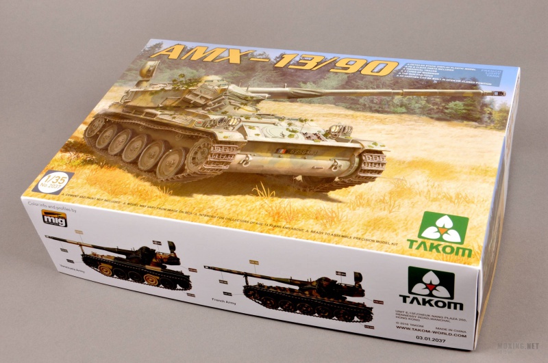 [TAKOM] char léger AMX 13/90 1/35ème Réf 2037 384661Amx1390Takom2017001135