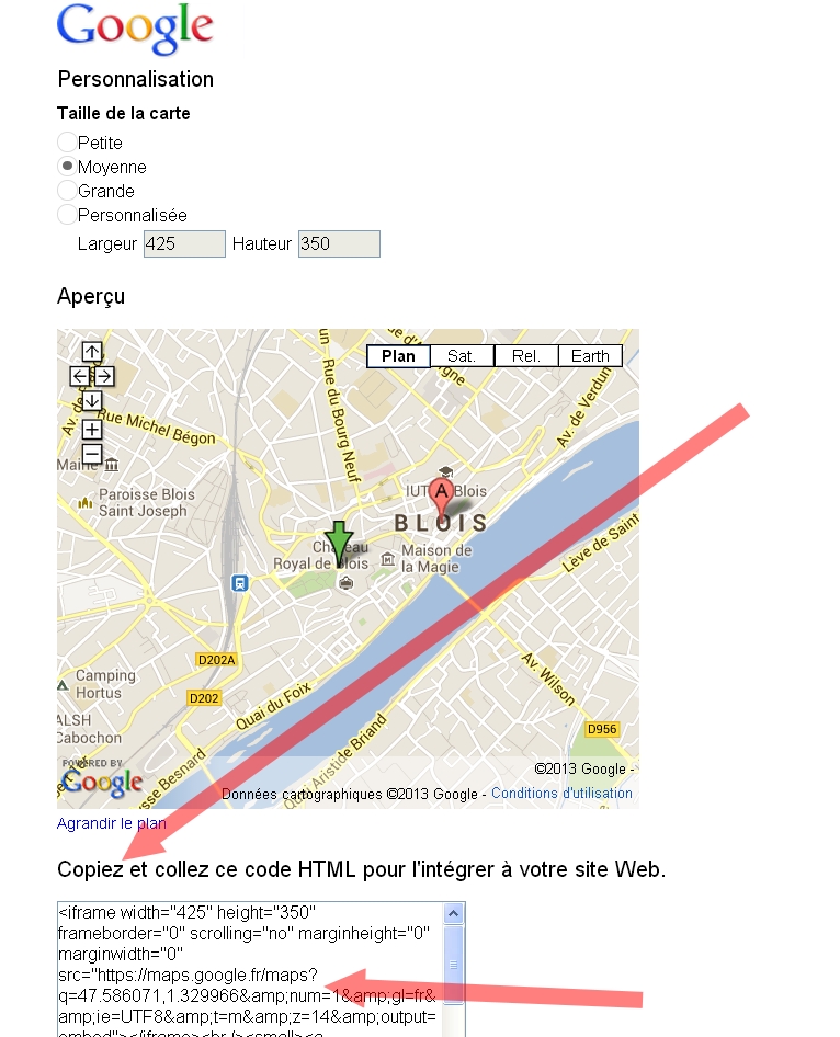 insérer une carte DYNAMIQUE de GoogleMap dans un post 387985Sanstitre3