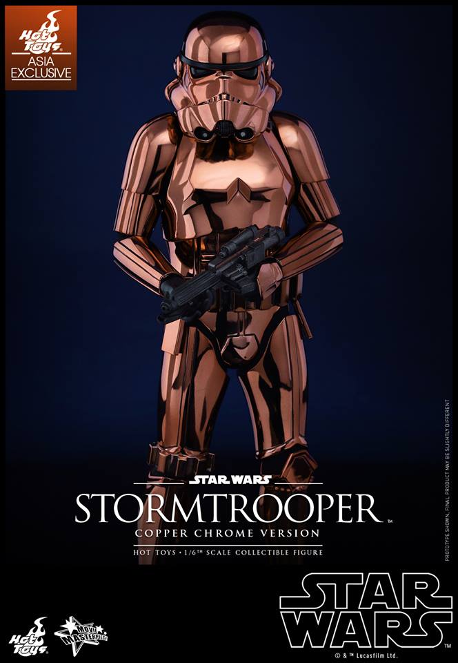 HOT TOYS - Star Wars: TFA - Stormtrooper Copper Chrome 390090101