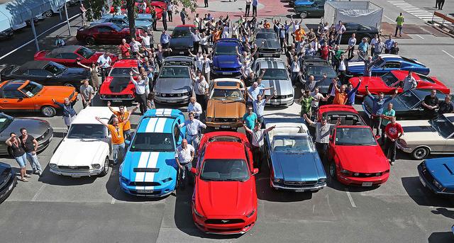 La nouvelle Ford Mustang se joint au plus grand événement européen pour son cinquantenaire 390808fordmustang