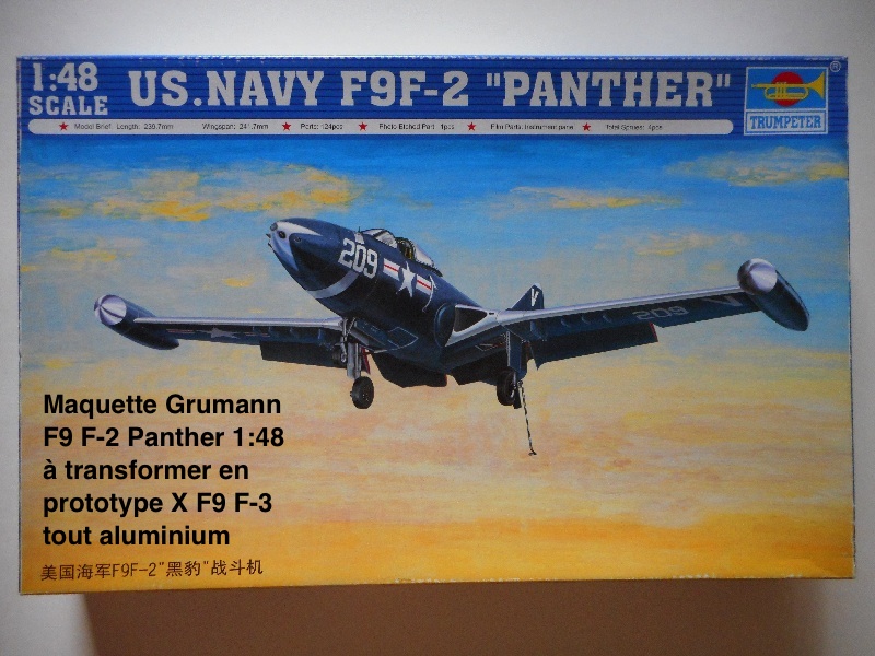 GRUMANN X F9 F-3 PANTHER au 1:48 396161FGrumannXF9F2Panther