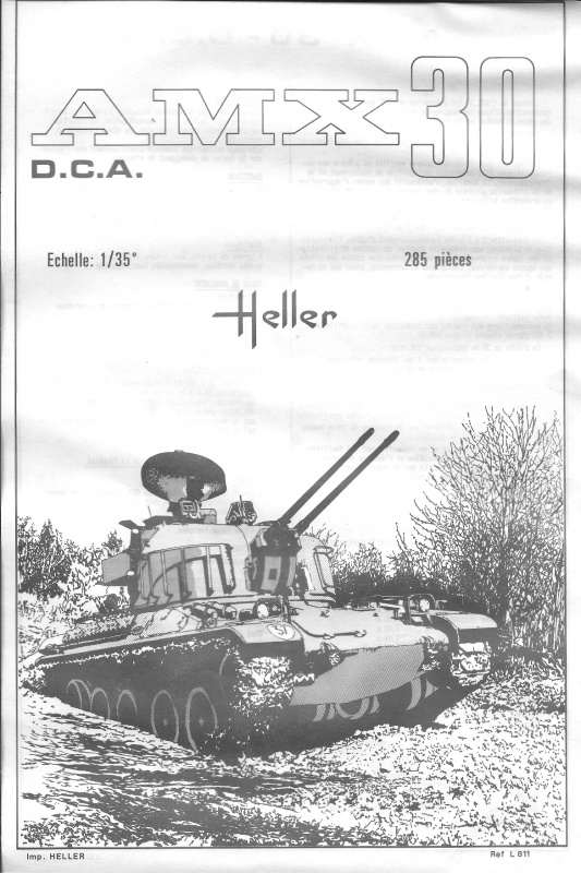 AMX 30 DCA 1/35ème Réf L 811 396505HellerAMX30DCA811001