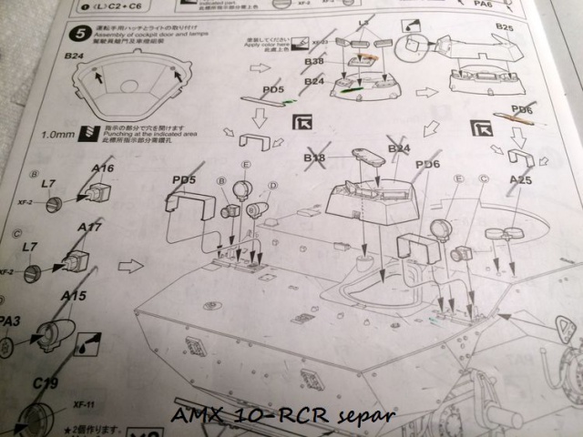 AMX 10 RCR SEPAR maquette Tiger Model 1/35 399647IMG3778