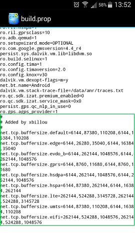 [TUTO][ASTUCE](pour root) Améliorer la vitesse de votre connexion wifi et 4g 406847195