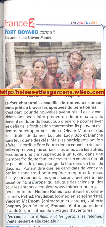 Hélène et Patrick dans "Fort Boyard" 4/08/2012 - Page 16 411896TeleZdu4au10aout2012