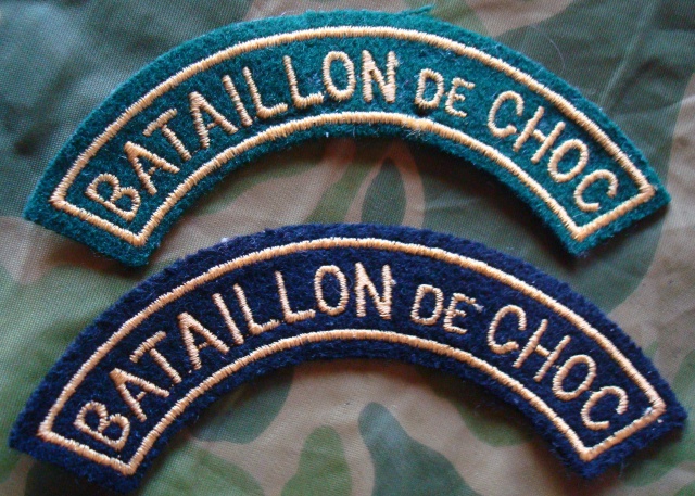 LES INSIGNES DU BATAILLON DE CHOC 1943/1963. 416589BadgeMontauban4950