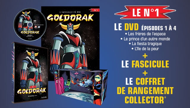 Unboxing Coffret DVD Goldorak Hachette Collection en kiosque : est