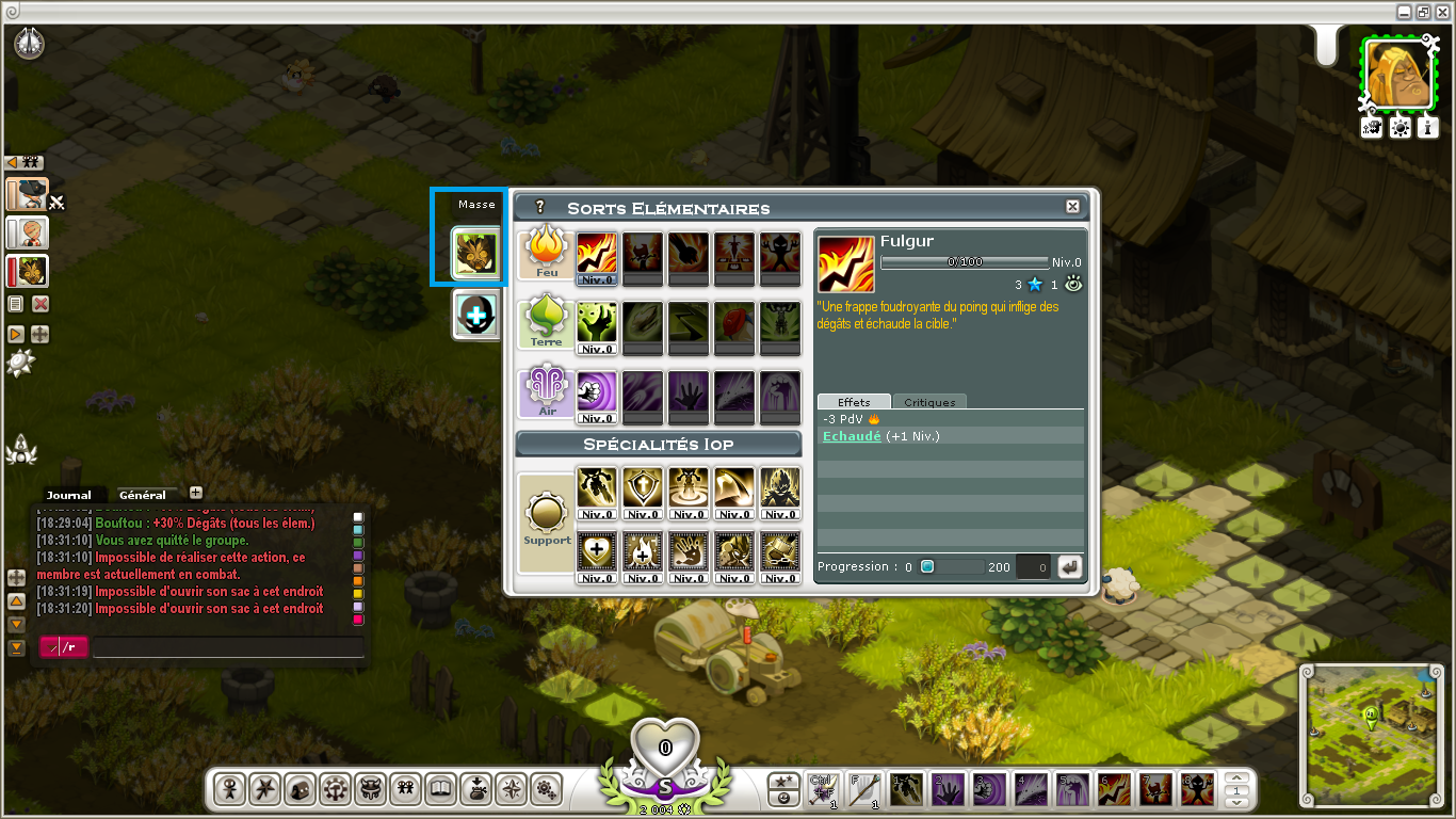 Bloqué en combat en même temps qu'un bouftou sur Wakfu beta test  428375665