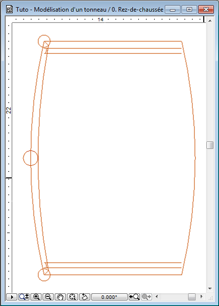 modelisation - [ARCHICAD tuto] Modélisation d'un tonneau avec ArchiCAD 43001001dessinduprofil