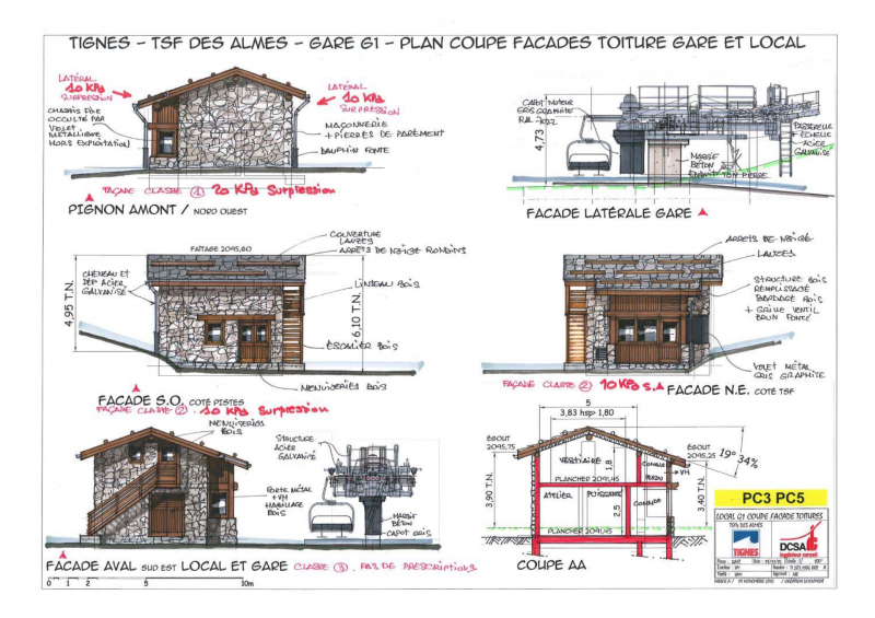 [EK] 2016 : Construction du Télésiège des Almes - Tignes 430305localgareG1