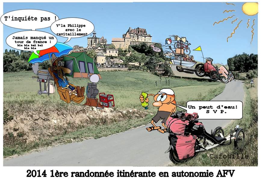  - 1ère randonnée itinérante en autonomie AFV - 12 au 20 juillet 2014 435783CartepostaleLOUBRESSAC2014forum