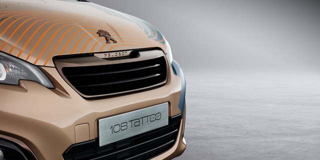 PEUGEOT 108 Tattoo Concept, le Lion dans la peau 439192108tattooconcept2