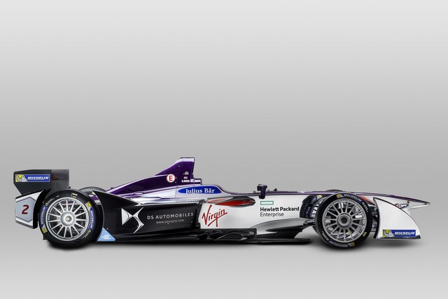 DS Virgin Racing Dévoile La Livrée De Ses Monoplaces De Formule E 443491DSVirginRacingSideOn