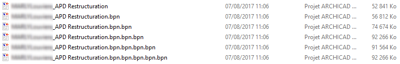[ ARCHICAD ] Sauvegarde de sauvegarde de sauvegarde de sauvegarde de sauve ... qui peut 4552982017100909h3444