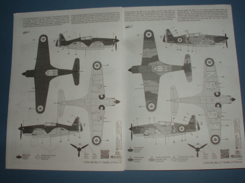 [AZUR FRROM] MORANE SAULNIER MS 406 C1 1/72ème Réf A109 464405airfix184