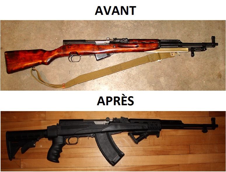 Armes semi-auto style tactique ou militaire non restreinte. - Page 2 491568SKS