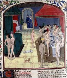 [Article] L'hygiène au Moyen Âge (1) - Les bains – Les latrines 508597Repas2