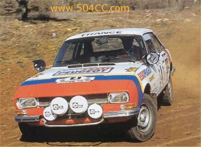  Peugeot 504 V6 Coupé Safari Rally 1978 509890ap5040001