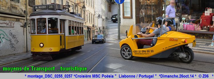 ESCALE Croisière MSC Poésia à Lisbonne/Portugal  26Oct.14  526252montageDSC02550257