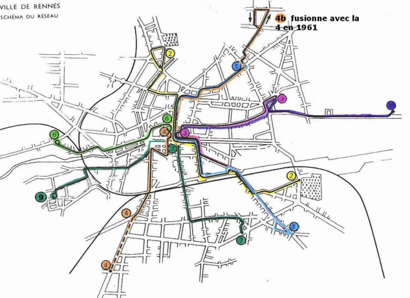 Evolution du réseau rennais depuis 1897 (sa création !) 5572211961