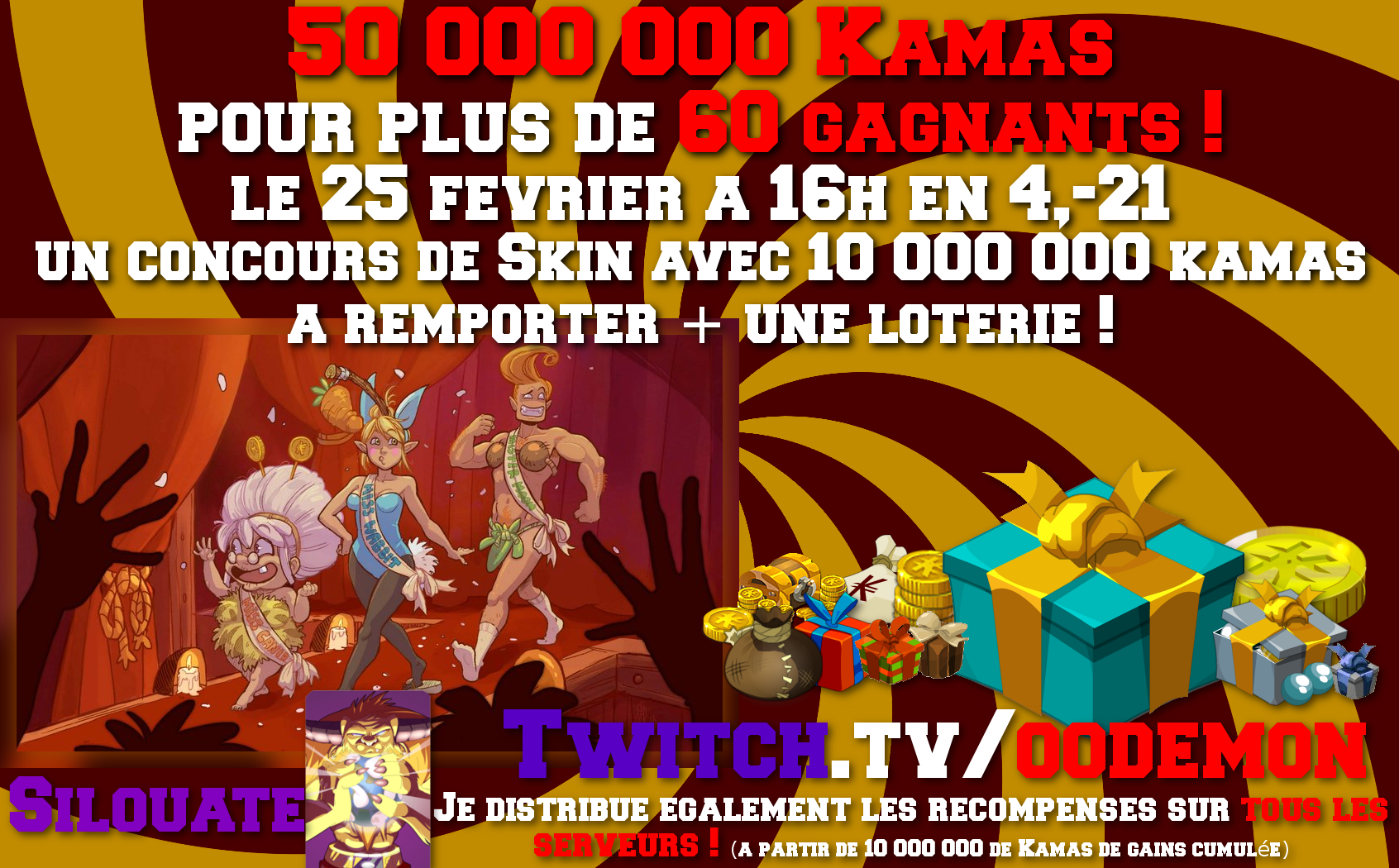 50 000 000 Kamas à gagner le 25 Février 2017 16h00 ! 565298772