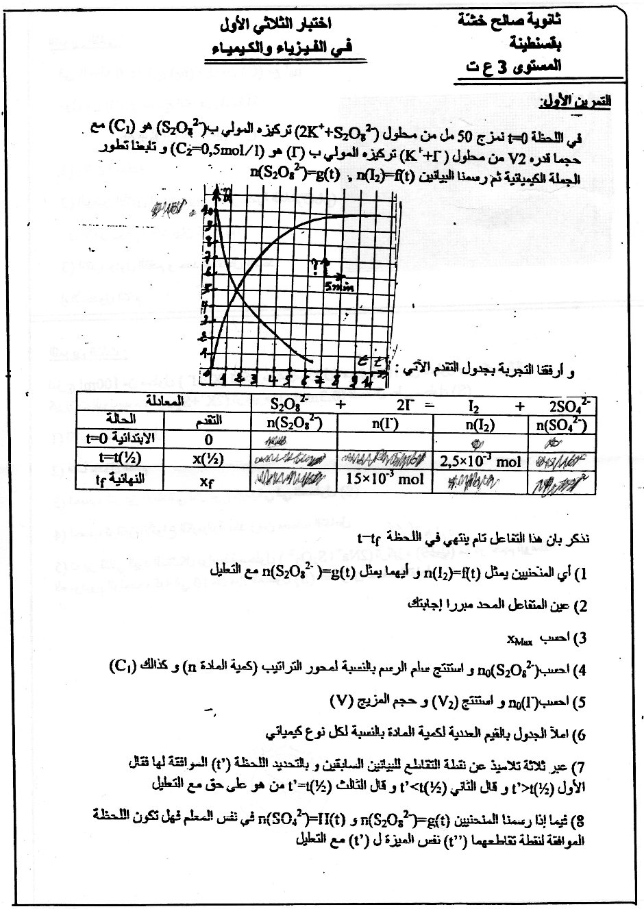 امتحان في مادة الفيزياء 578269861