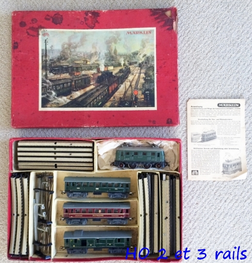 Coffrets Märklin 1936 - 1968 (rouges, noirs, verts ou bleus) 584024MarklincoffretES8414R